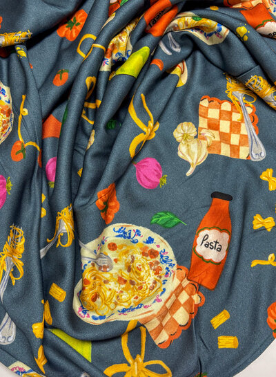 Foodie - gesatineerde viscose