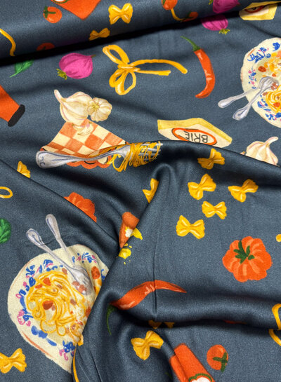 Foodie - gesatineerde viscose