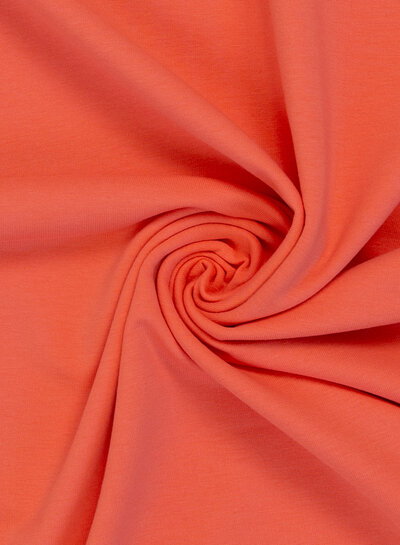 Swafing oranje - zachte french terry