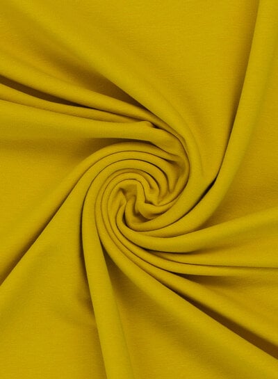 Swafing ochre yellow - soft French terry