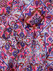 Poppy fabrics blue Oilily style - quilted cotton - stepper