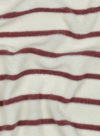 white with old pink stripes - sponge
