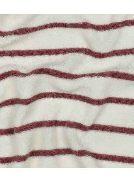 white with old pink stripes - sponge