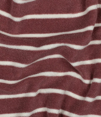 old pink with ecru stripes - sponge