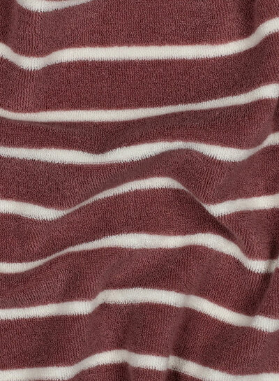 old pink with ecru stripes - sponge