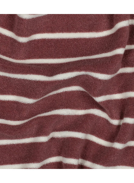 old pink with ecru stripes - sponge