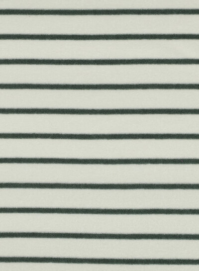 ecru with mint-colored stripes - sponge