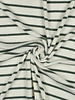 ecru with mint-colored stripes - sponge
