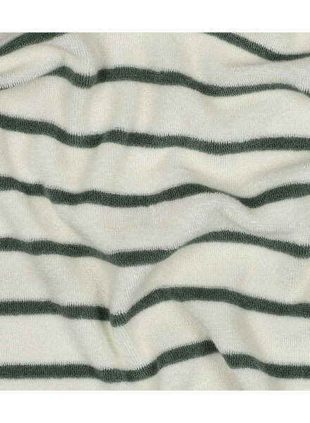 ecru with mint-colored stripes - sponge