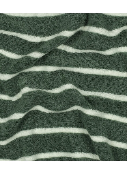 mint with ecru stripes - sponge