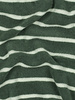 mint with ecru stripes - sponge