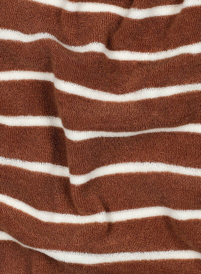 camel with ecru stripes - sponge