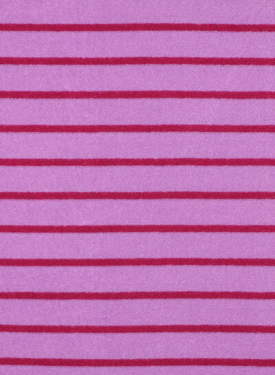 roze met fuchsia strepen  - spons