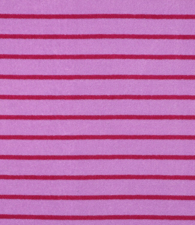 roze met fuchsia strepen  - spons