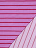 roze met fuchsia strepen  - spons