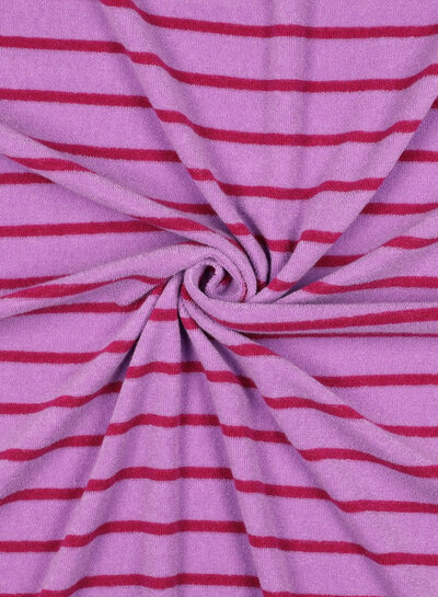 pink with fuchsia stripes - sponge
