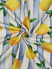 stripes and lemons - soft canvas