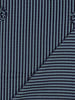 marine strepen met 3D bloem - seersucker viscose