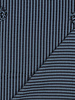 navy stripes with 3D flower - seersucker viscose