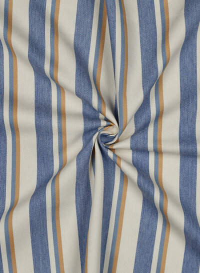 denim camel stripes - soepele gabardine