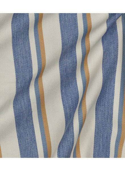 denim camel stripes - soepele gabardine