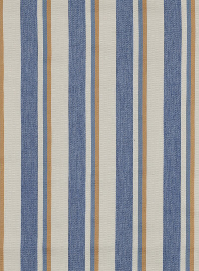 denim camel stripes - soft gabardine