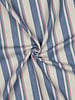 denim roze stripes - soepele gabardine