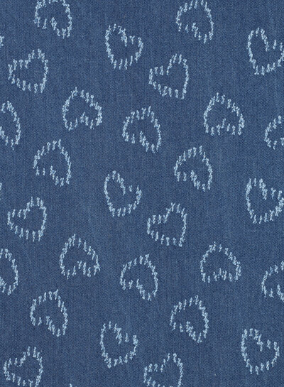 hearts - denim jacquard jeans