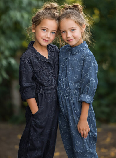 hearts - denim jacquard jeans