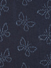 butterfly denim jacquard jeans