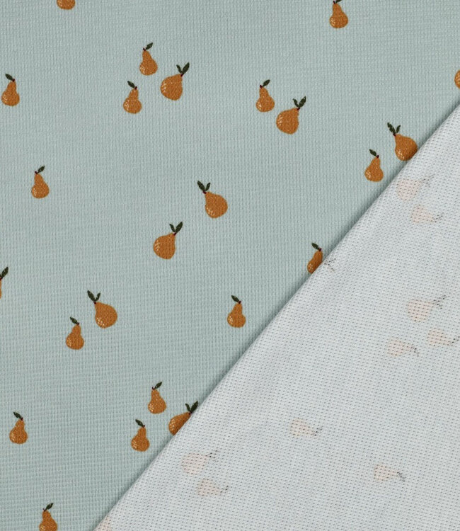 Poppy fabrics peren gewafelde tricot