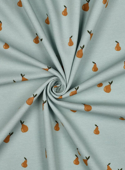 Poppy fabrics peren gewafelde tricot