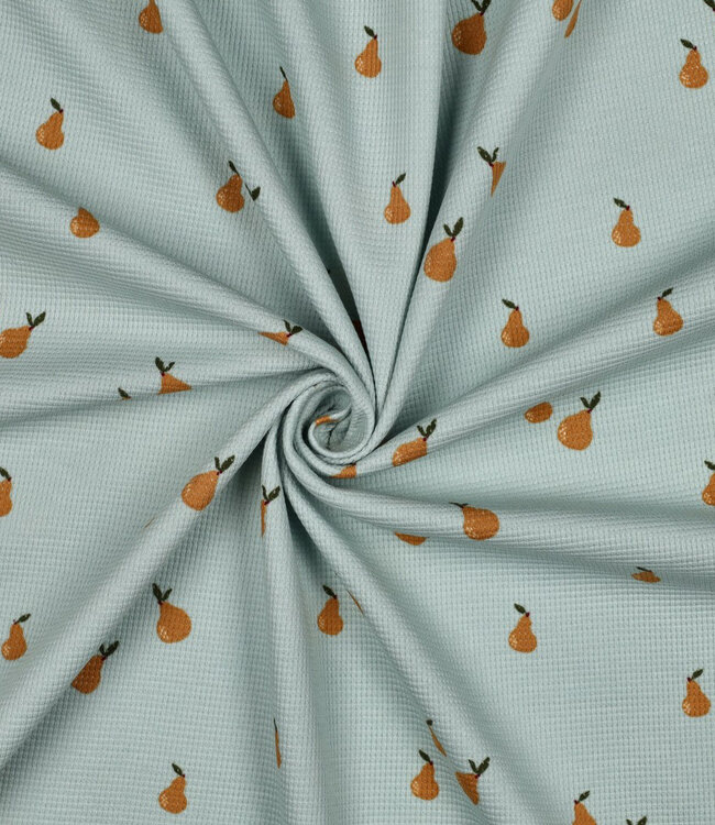 Poppy fabrics peren gewafelde tricot
