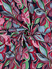 Poppy fabrics fuchsia bloemen - katoen viscose