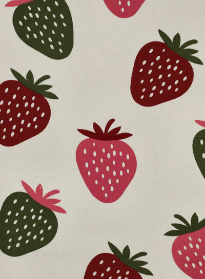 Poppy fabrics strawberries - jogging