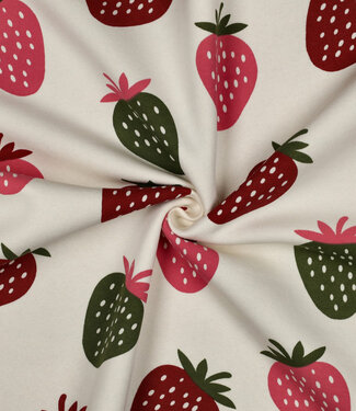 Poppy fabrics strawberries - jogging