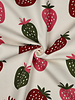 Poppy fabrics strawberries - jogging
