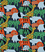 Poppy fabrics safari animals - french terry