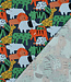 Poppy fabrics safari animals - french terry