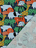 Poppy fabrics safari animals - french terry