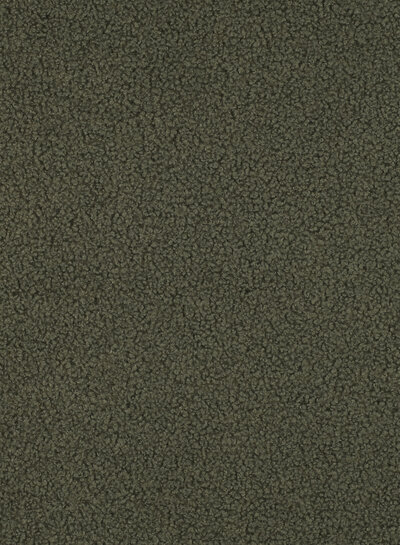 khaki - teddy boucle double face met fleece