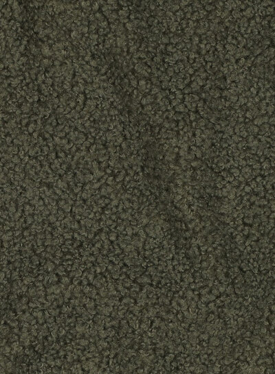 khaki - teddy boucle double face with fleece