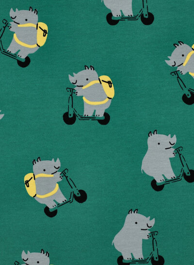 Poppy fabrics rhinos - soft sweater