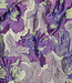 Madeline lila en lime bloemen - geweven jacquard