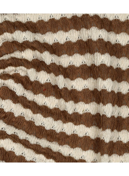 summer knit - camel - stripes
