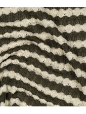 summer knit - khaki stripes