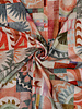 Poppy fabrics pastel abstract print - lenzing ecovero viscose