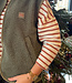 khaki - teddy boucle double face met fleece