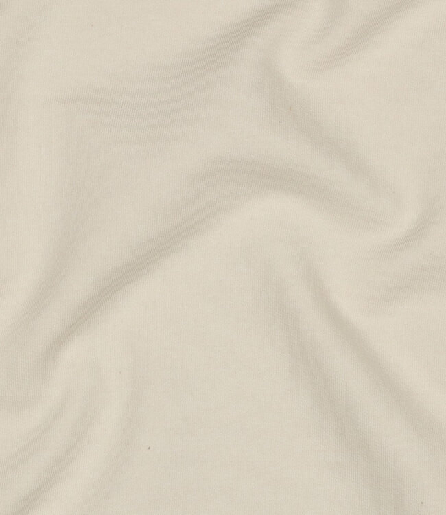 natural zand - zachte sweaterstof GOTS