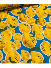 lemons - satin viscose